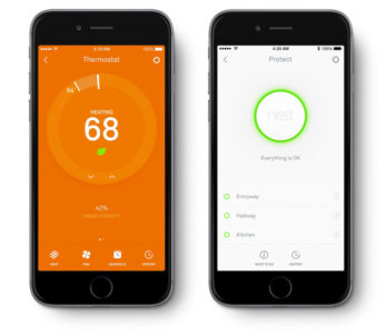 Nest Thermostat iPhone App